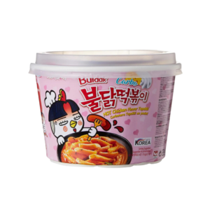 Buldak topokki sabores (Carbonara)